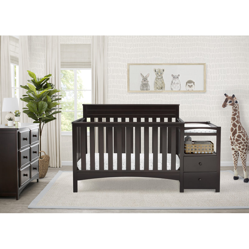 Delta Children Presley 3in1 Convertible Crib and Changer & Reviews